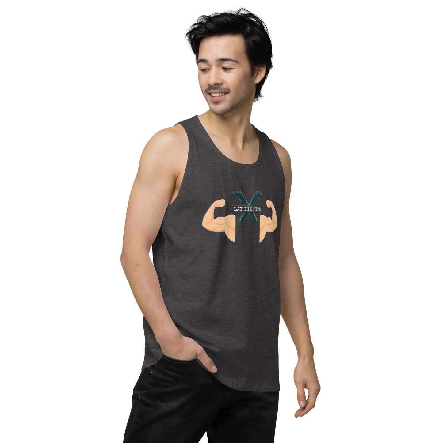 “LAY THE PIPE” Graphic Tank